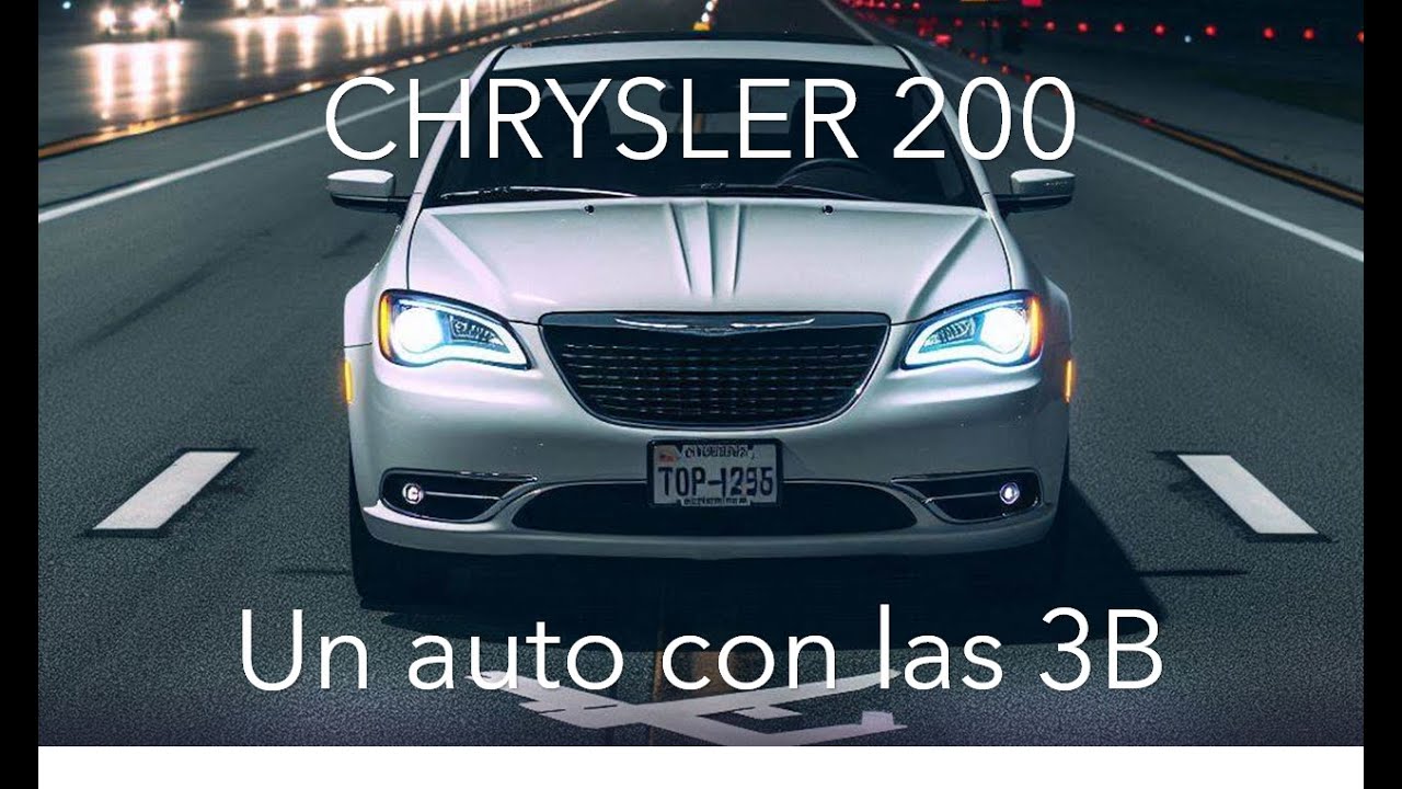 PRUEBA: CHRYSLER 200 2011-2014