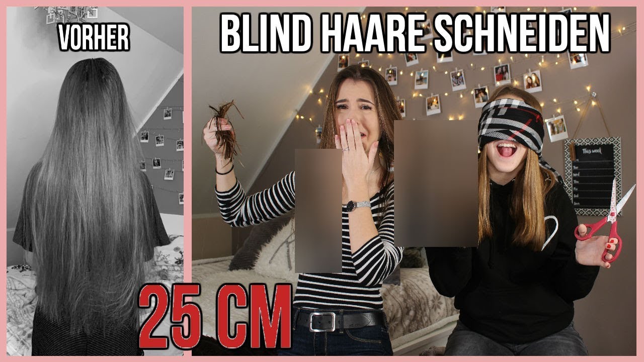 SCHWESTER schneidet BLIND meine HAARE - 25cm! 😱💇🏽‍♀️ || Typisch Kassii