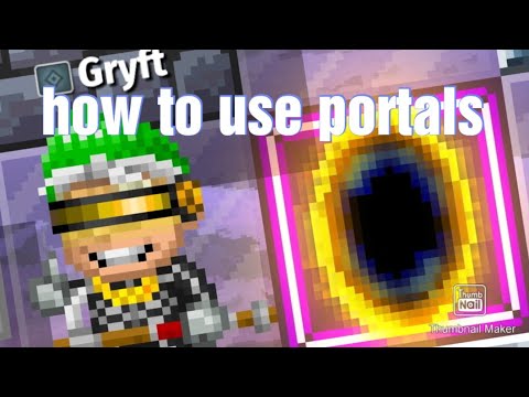 (pixel worlds) how to use portals