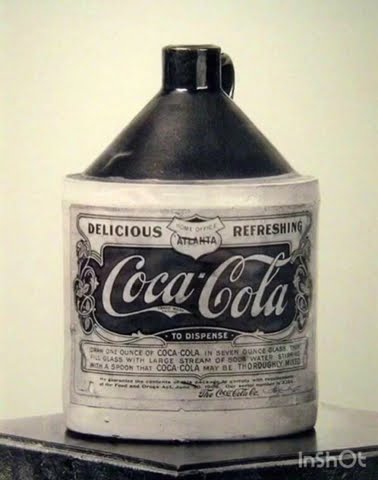World History-Coca-Cola bottle, 1906.