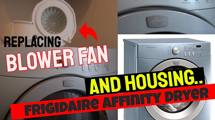 How Too Series Frigidaire Affinity Dryer Fan Replacement Blower Wheel and Housing 131775600
