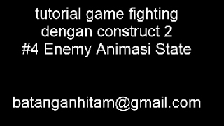 construct 2  tutorial game fighting #4 enemy animasi state screenshot 3