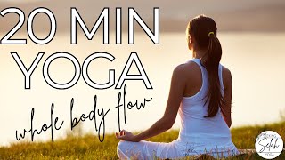 20 Min Full-Body Christian Yoga | Stretch & Strengthen with Scripture | Calm & Thoughtful