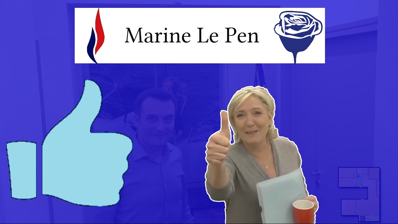 Marine Le Pen Mettez Des Pouces Bleu Youtube
