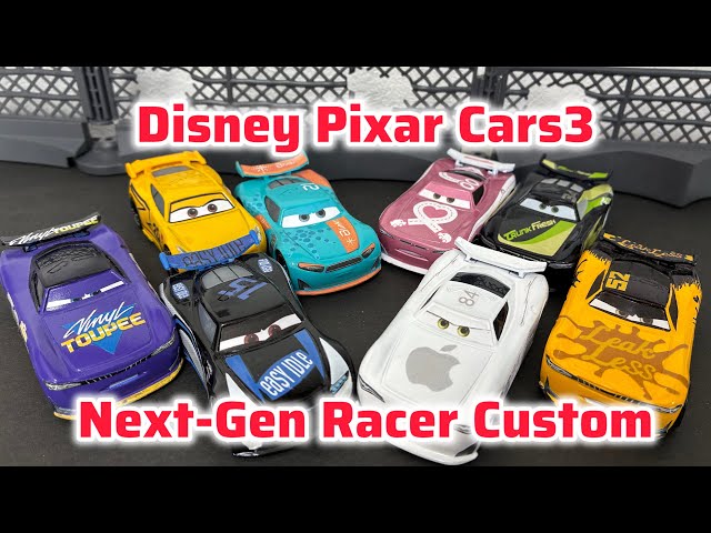 sb261 Cars3 Next Gen 5-Piece ダイキャストカー Disney Cars3 Next-Gen Racer Custom DiecastShowcase!! - YouTube