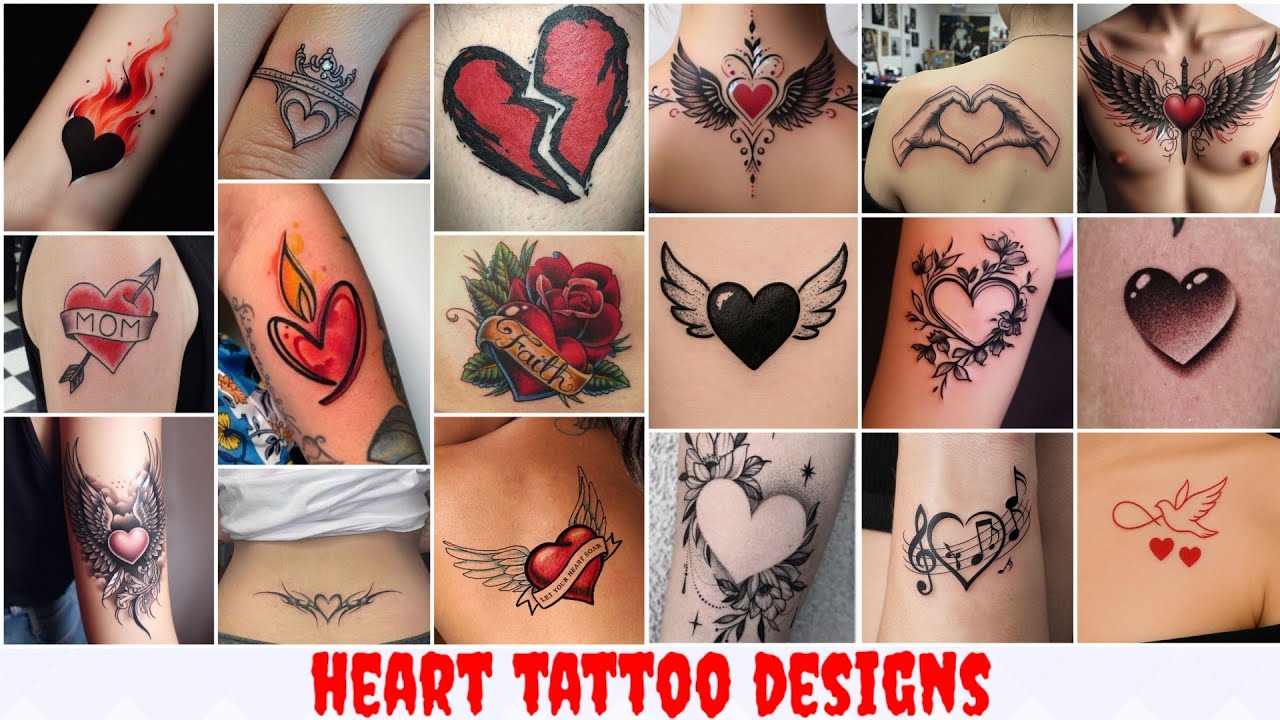Love tattoo design on hand | heart tattoo design | Tattoo Designs 😍