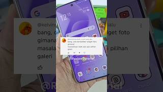 Cara Menambahkan Widget Foto Pada Layar Hp Infinix #tutorial  #smartphone #android #infinix