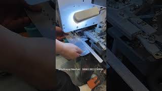 Qifeng Automatic Eyeleting Machine #shoemachine #eyeletingmachine #shoemaking #footwearmachine