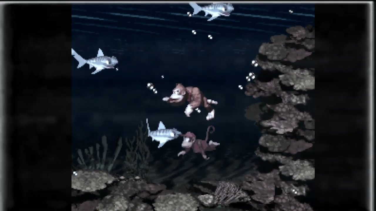 ~Aquatic Ambiance~ Slowed Reverb [Donkey Kong Country]