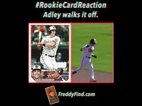 Rookie Card Reaction - Adley Rutschman walks it off for @orioles.