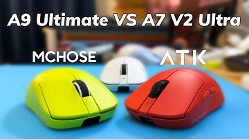 De Showdown - ATK A9 Ultimate vs MCHOSE A7 V2 Ultra vs Attack Shark X8 Ultra
