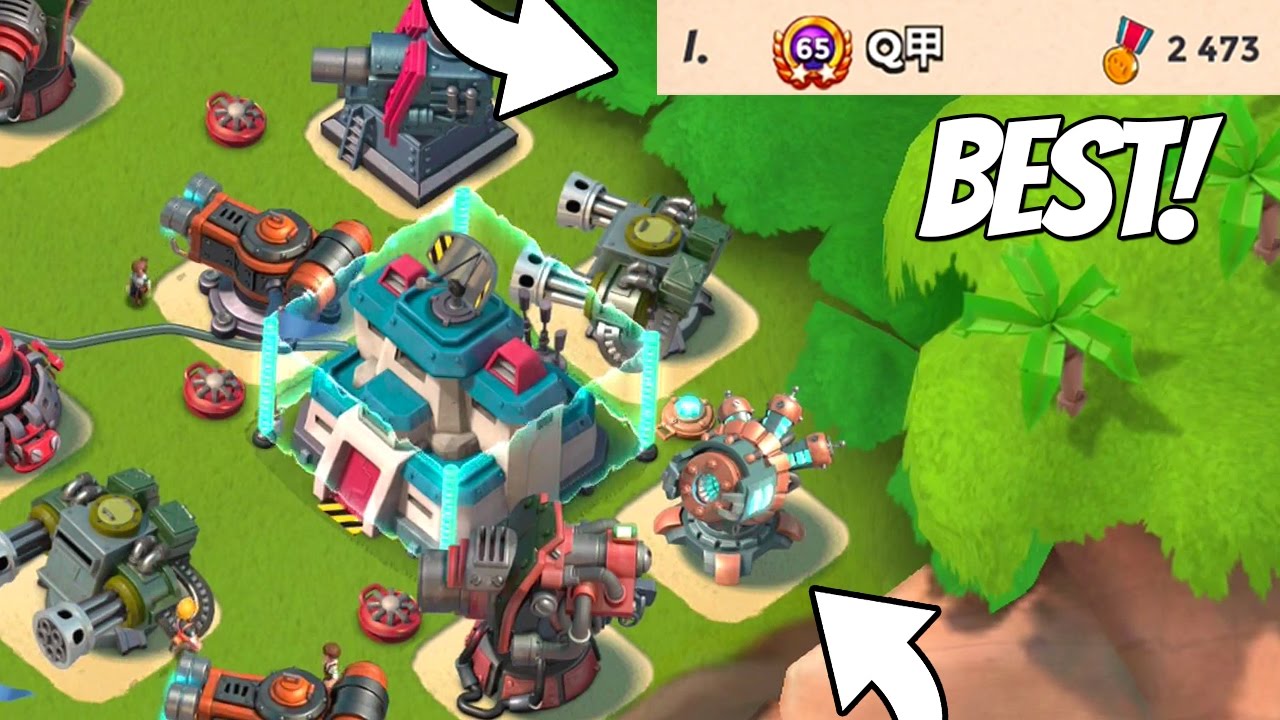 Boom Beach BEST Base Design in the Game!?! (Get to #1 Using this Layout