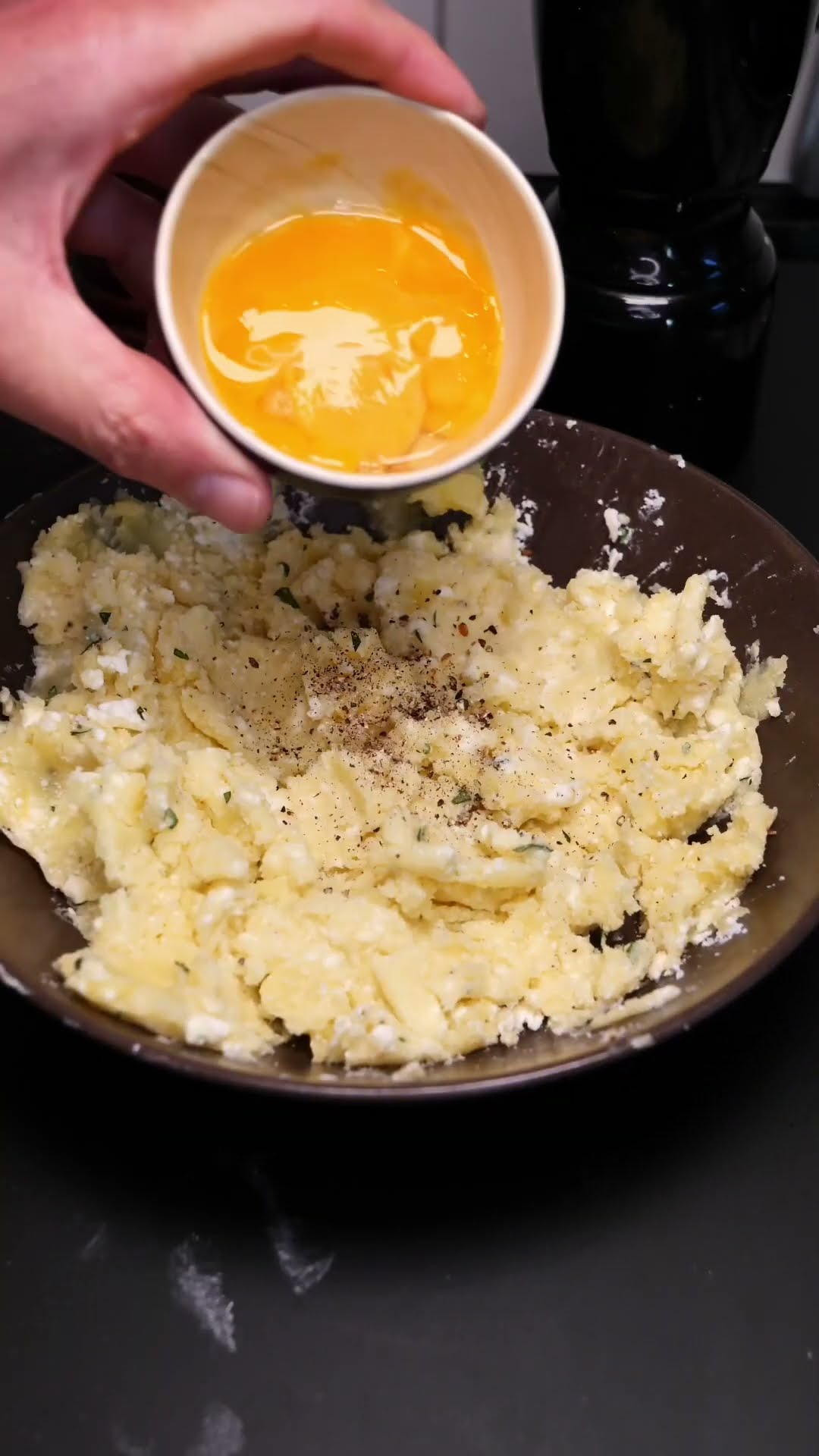 Kartoffeln Schafskäse Bällchen - YouTube