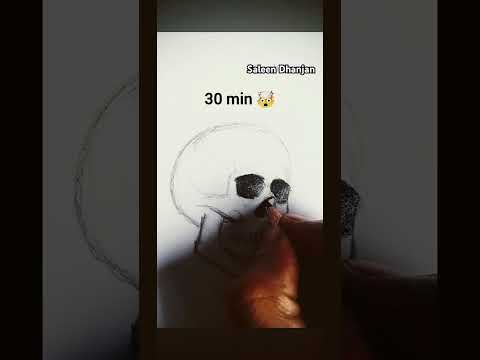 Drawing Skull in