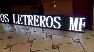 letreros LEDs programables