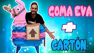 Llama Fortnite TAMAÑO REAL ¡Aprende a hacerla ! 😂 *Se la doy a Willyrex*