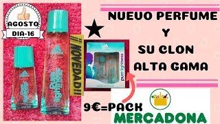 NUEVO PERFUME MERCADONA ADIDAS Y SU CLON CARO NOVEDAD AGOSTO -