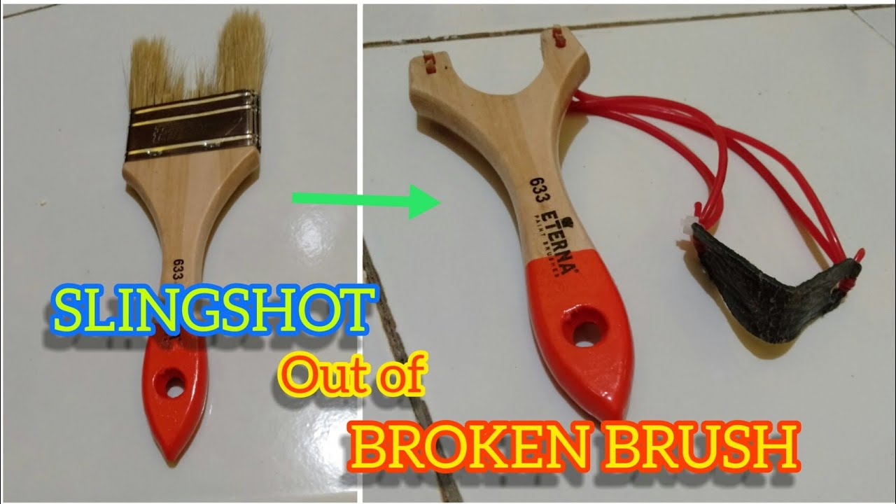 How to Make a Slingshot Out of Broken Brush