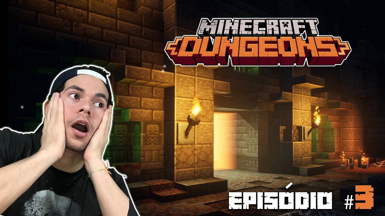 Minecraft Dungeons GAMEPLAY #3 - Cripta Assustadora #minecraft - YouTube