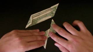 Money Origami 4 poin Star