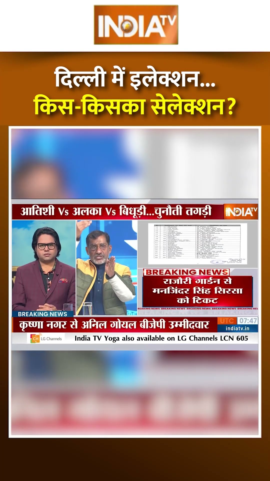 दिल्ली में इलेक्शन...किस-किसका हुआ सिलेक्शन ? #delhielection2025 #bjpfirstlist #bjpvsaap