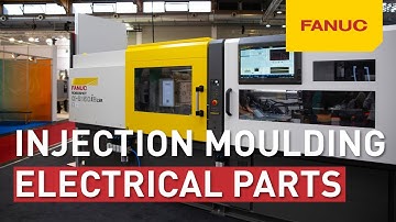 Ultra-precise injection moulding of electrical part from ABS | FANUC at FAKUMA 2021