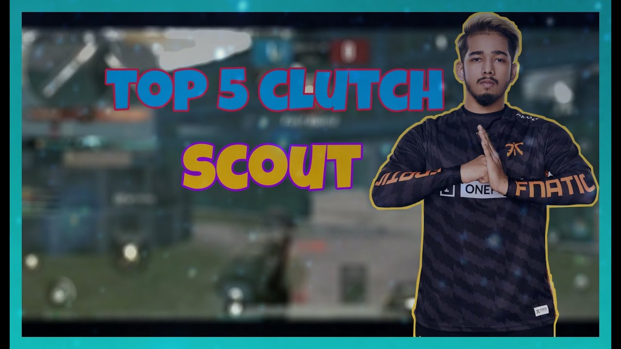 Top 5 best scout clutch ! Scoutop! Pubg mobile ! Clutch