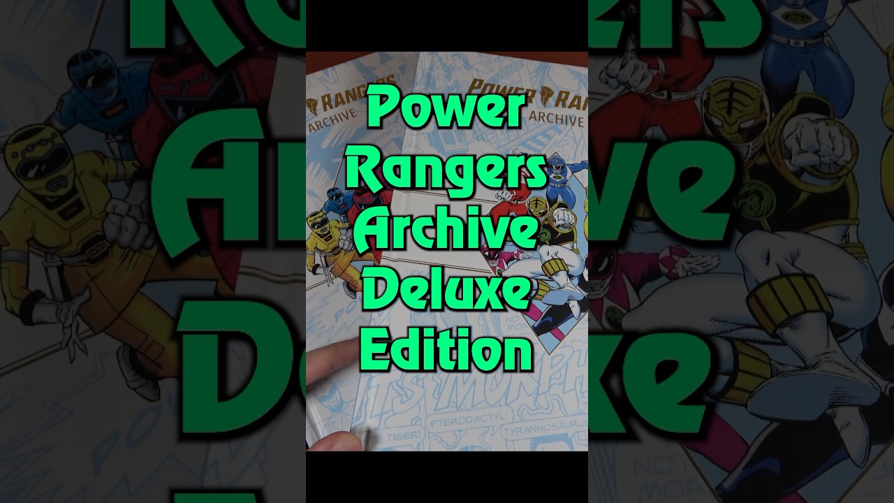 Power Rangers Archive Deluxe Edition Hardcover Quick Look 