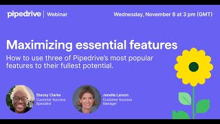Maximizing essential features by Pipedrive 579 views 6 months ago 58 minutes