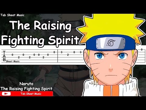 Naruto OST - The Raising Fighting Spirit Guitar Tutorial