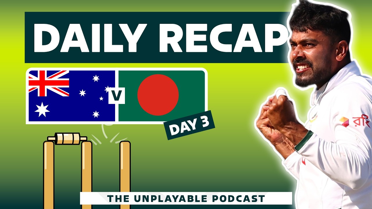 Darwin Day 3: Green's unusual bail luck, Mehidy's stroke of genius | Unplayable Podcast