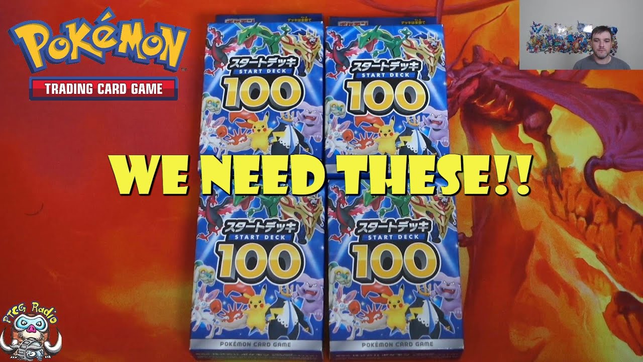 Opening FOUR Pokémon 100 Start Decks! We NEED These! (Pokemon TCG