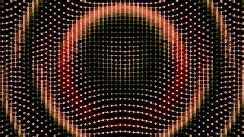 Rippling Dots Grid VJ Background Stock Motion Graphics