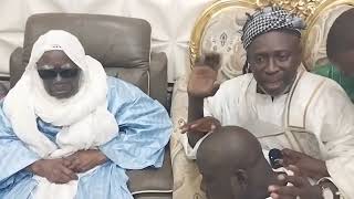 KHALIFA GENERAL OF TOUBA SHEIKH MUKHTAKHA MBACKE WARMLY WELCOME SHEIKH SADIBOU TOURAY IN TOUBA.