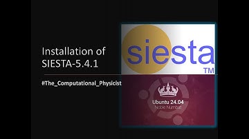 Install SIESTA 5.4.1 on Ubuntu 24.04 Without Conda