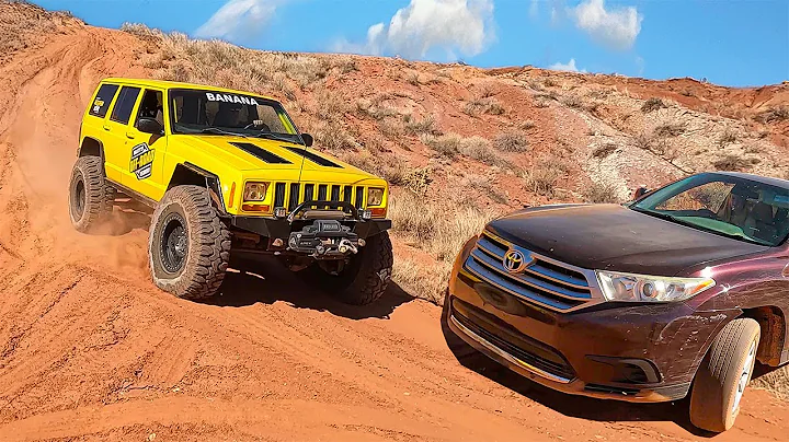 This Toyota Got in TOO DEEP… STUCK at the Bottom of a Steep Hill!