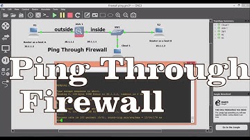 Ping through Firewall | Allow ICMP | Inspect ICMP | GNS3