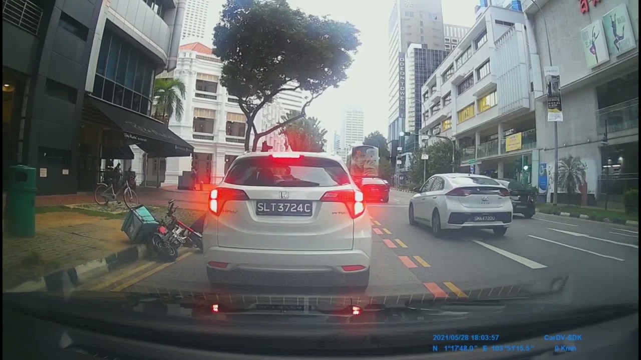 Accident between PMD rider and a passenger at Bras Basah Complex YouTube