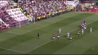 Scott Sinclair Goal (Penalty for hatrick) Celtic 5-0 Hearts  (02/04/17)