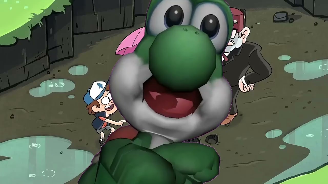 Yoshi Dance Gravily Falls Theme Song DiMMStudios