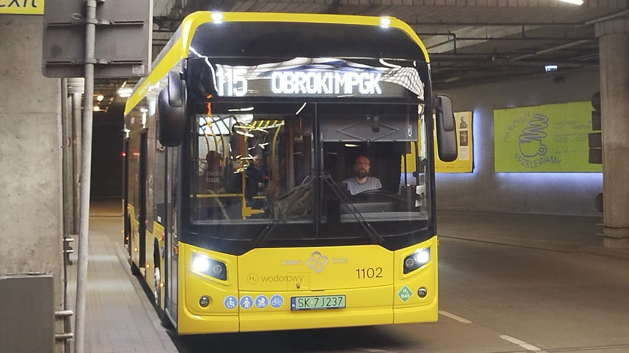 Neso Bus 12 #1102 PKM Katowice linia 115 [PRZEJAZD]