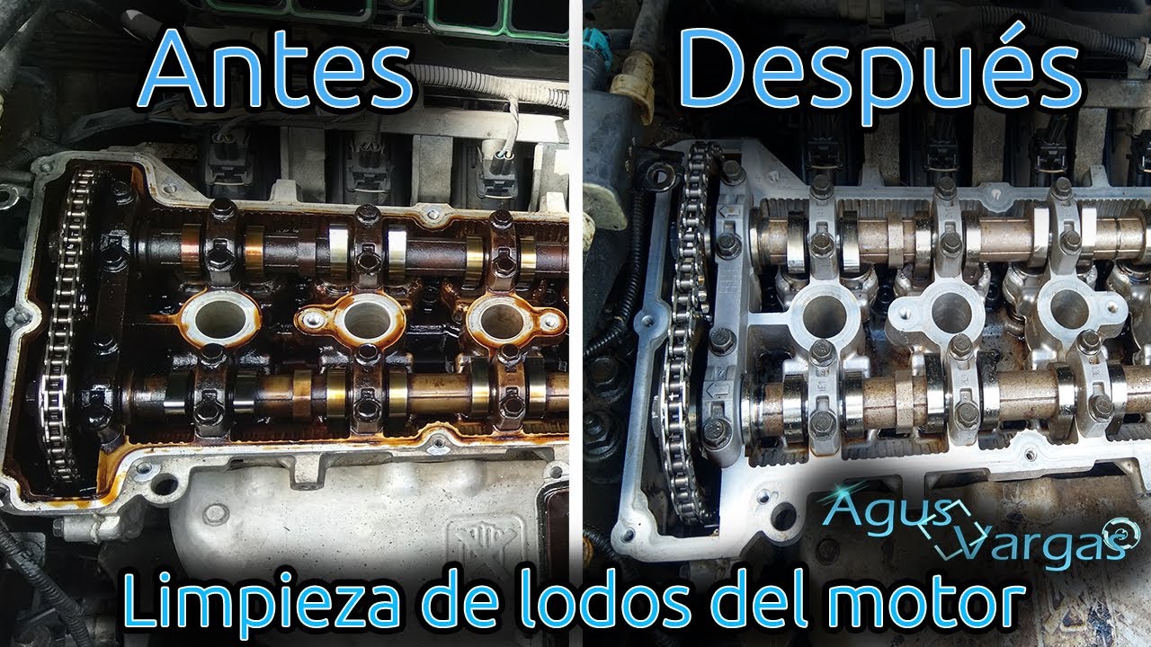 COMO LIMPIAR LODOS DE ACEITE DEL MOTOR (TAPA ARBOLES DE LEVAS CEDAZO Y  CARTER) SPARK