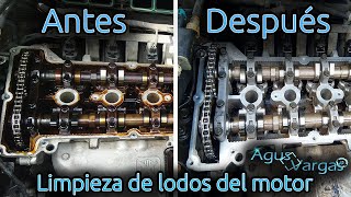 COMO LIMPIAR LODOS DE ACEITE DEL MOTOR (TAPA ARBOLES DE LEVAS CEDAZO Y CARTER) SPARK | Agus Vargas