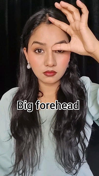 Best way to hide your big forehead 👍✨️ #youtube #hairstyle