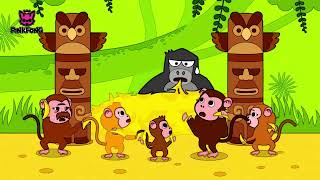 Baby Monkey Banana Song In High Pitch Animal Songs Pinkfong Songs Pink Effects