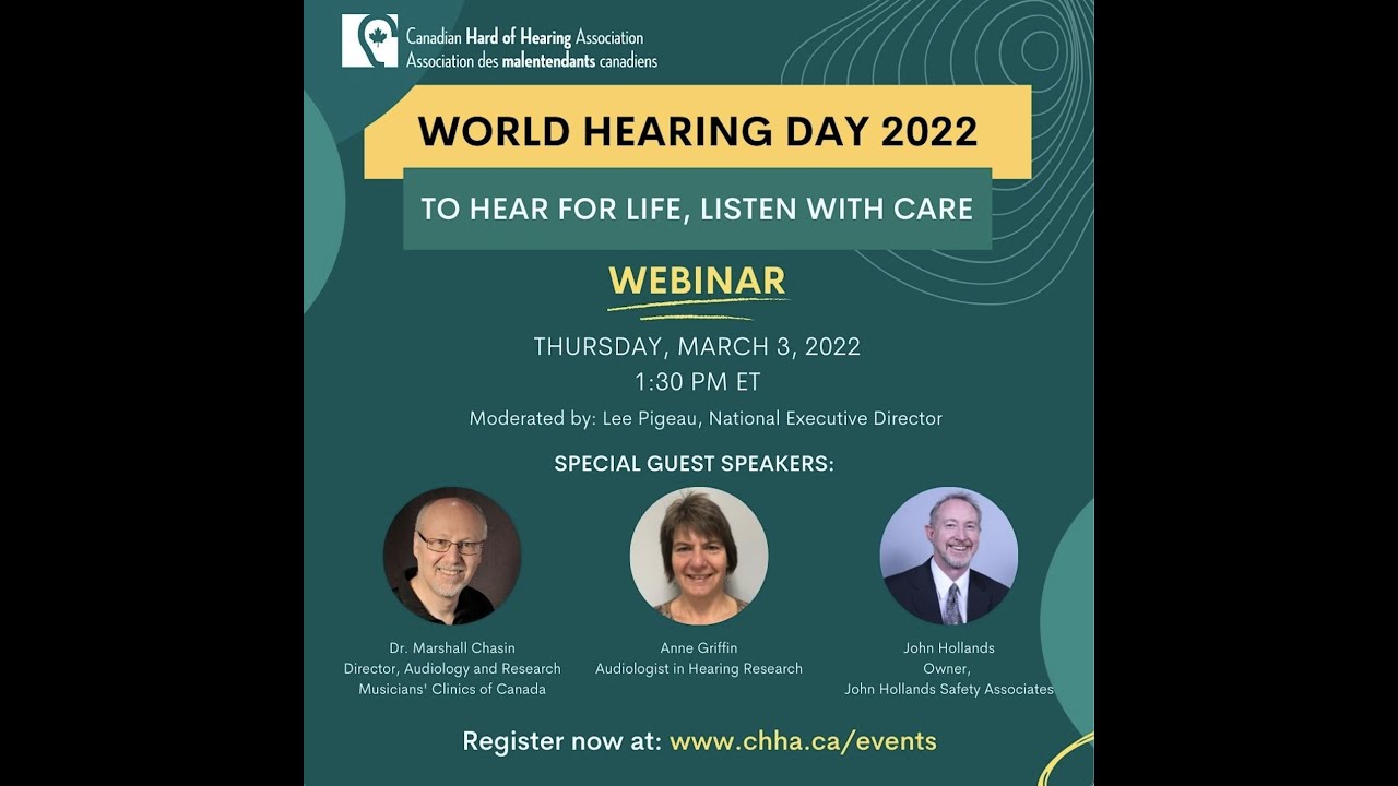 CHHA World Hearing Day Webinar March 3, 2022