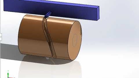 #Solidworks #animation #CylindericalCAM #camfollower. How working cam & follower.