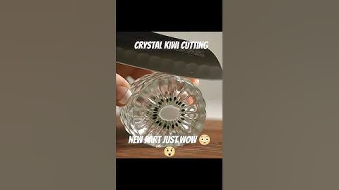 Crystal kiwi cutting 🥝part 3 #ai #asmr #comedyeffect #shortfeed#fruitcutting#trending #ytshorts #yt