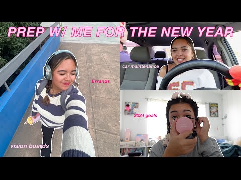 PREP W/ ME FOR THE NEW YEAR | vision boards, 2024 goals