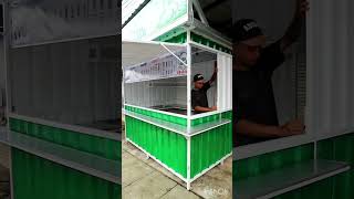 Booth Container Custom 2,5 x 2 meter #frenchies #boothkontainer #tehwarga #jajanan #madiunhits